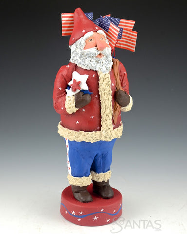Uncle Sam Santa - Ginny Diezel Original