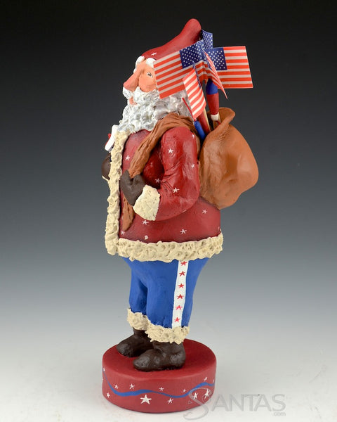 Uncle Sam Santa - Ginny Diezel Original