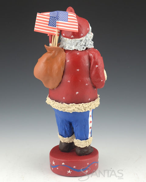 Uncle Sam Santa - Ginny Diezel Original