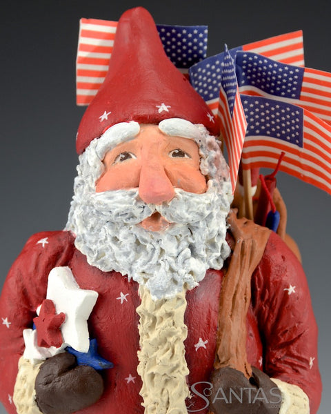 Uncle Sam Santa - Ginny Diezel Original