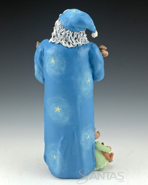 Sleepytime Santa with Bunnies - Ginny Diezel Original