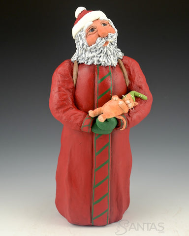 Santa with Kitties - Ginny Diezel Original