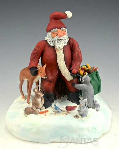 Woodland Bounty - Ginny Diezel Original Santa