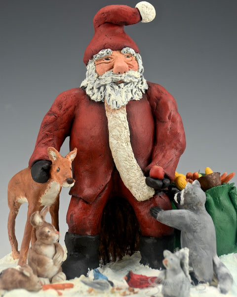 Woodland Bounty - Ginny Diezel Original Santa