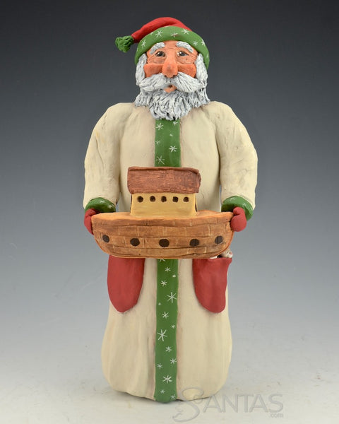Noah's Ark and Animals - Ginny Diezel Original Santa