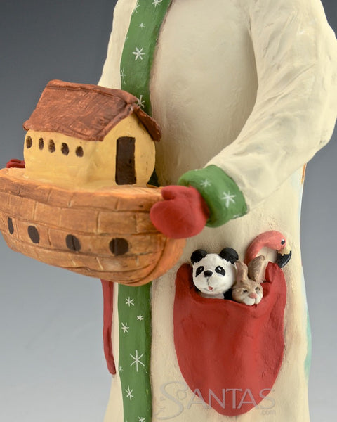 Noah's Ark and Animals - Ginny Diezel Original Santa