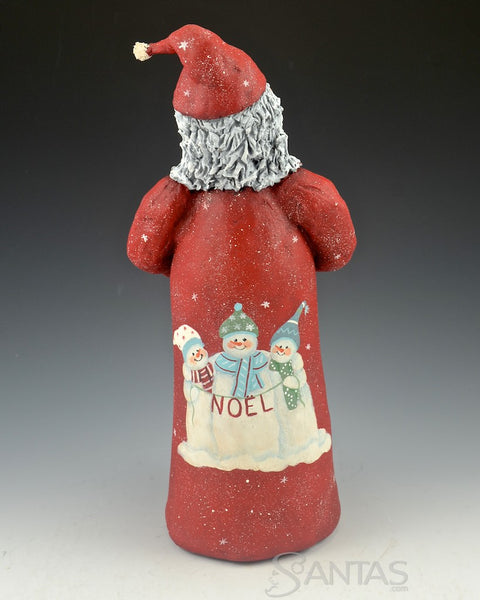 Noel Santa and Snowmen - Ginny Diezel Original Santa
