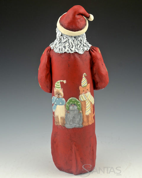 Santa and the Christmas Cats - Ginny Diezel Original Santa