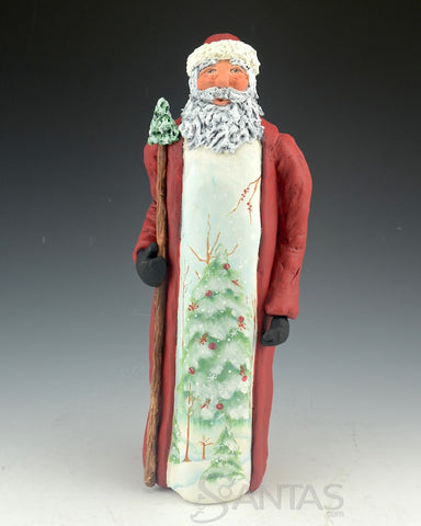 Scenic Woods Santa - Ginny Diezel Original Santa Sculpture