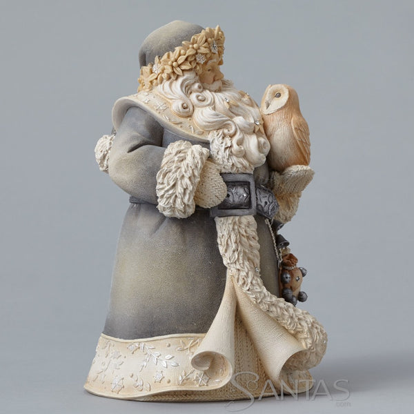 Foundations Santa with Owl by Karen Hahn