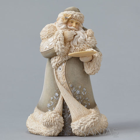 Santa with Cookies - May Your Plate be Full of Blessings and Love