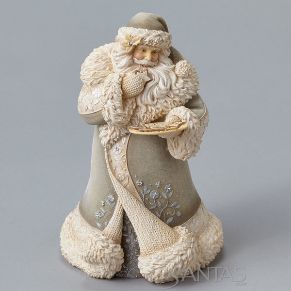 Santa with Cookies - May Your Plate be Full of Blessings and Love