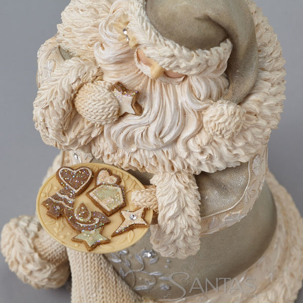 Santa with Cookies - May Your Plate be Full of Blessings and Love