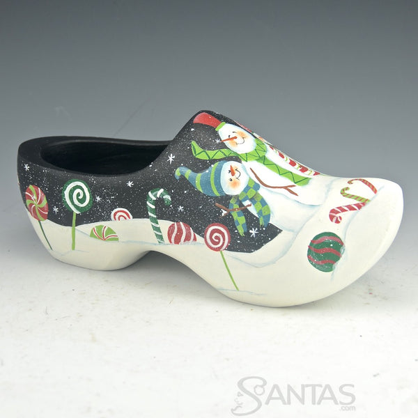 Snowmen and Sweet Treats Wooden Shoe - Ginny Diezel Original