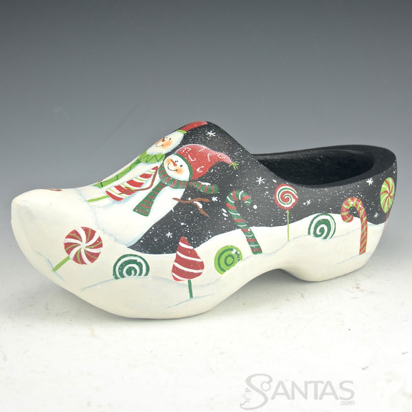 Snowmen and Sweet Treats Wooden Shoe - Ginny Diezel Original
