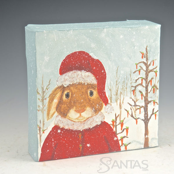 Santa Hopper - Ginny Diezel 5 inch Canvas