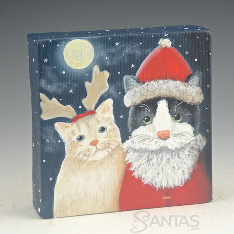 Santa Claws - Ginny Diezel 5 inch Canvas
