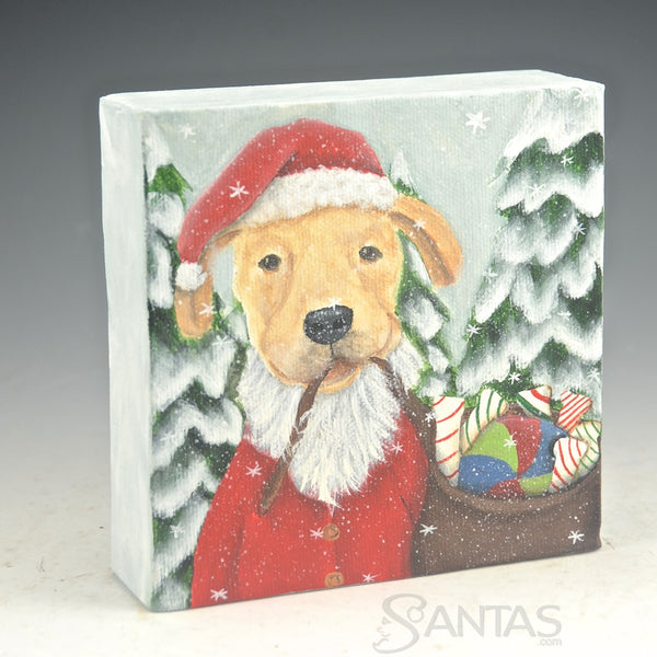 Santa Paws - Ginny Diezel 5 inch Canvas