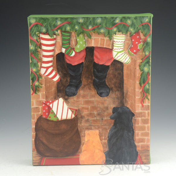 Chimney Watching - Ginny Diezel 8 x 10 inch Canvas