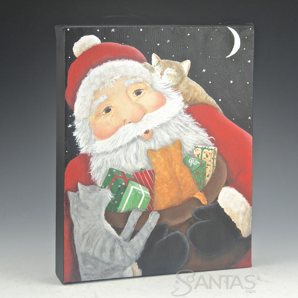 Cats Surprise - Ginny Diezel 8 x 10 inch Canvas