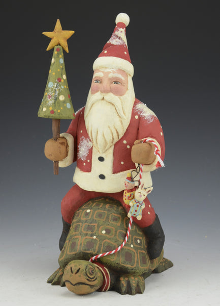 Santa on Turtle - by Greg Guedel