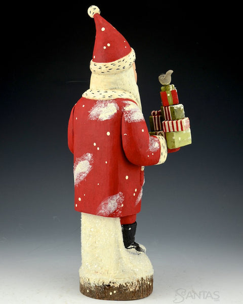Greg Guedel Santa with Gifts and Snowman