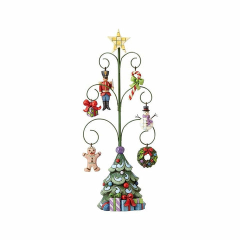 Christmas Tree with 6 Mini Ornaments - Tree of Good Tidings