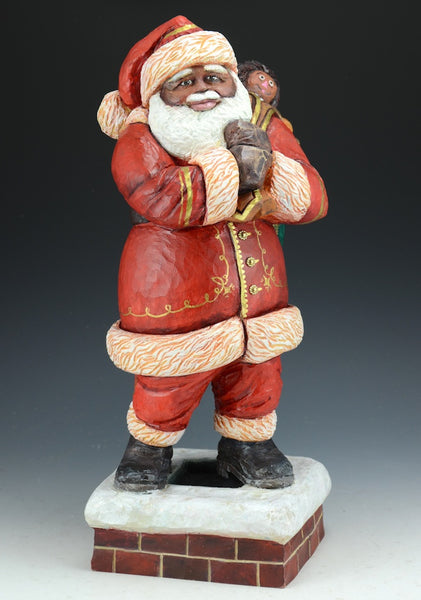 Santa's Got A Brand New Bag - carving by Josef