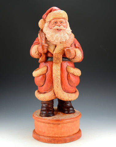 Rustic Santa by Joe Land