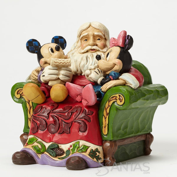 Santa with Mickey & Minnie - Christmas Wishes by Jim Shore
