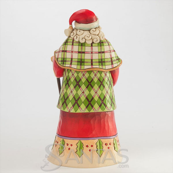 Santa in Plaid Robe - Highland Holidays by Jim Shore