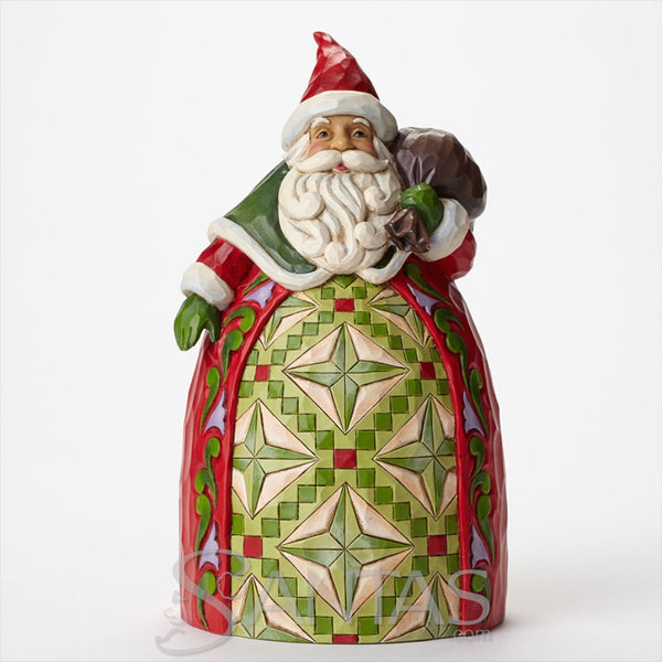 Santa with Toybag Tribute - Goodwill To All by Jim Shore