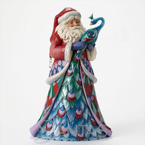 Santa with Peacock - Santa Style by Jim Shore 4047660