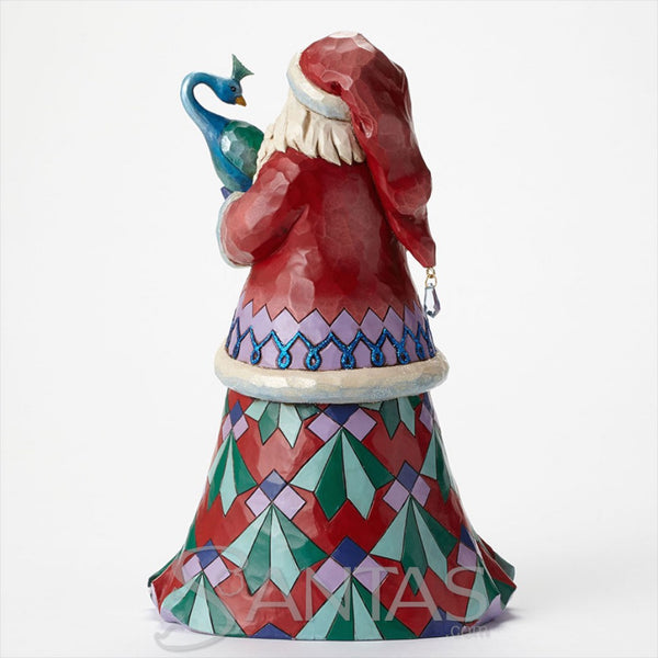 Santa with Peacock - Santa Style Jim Shore