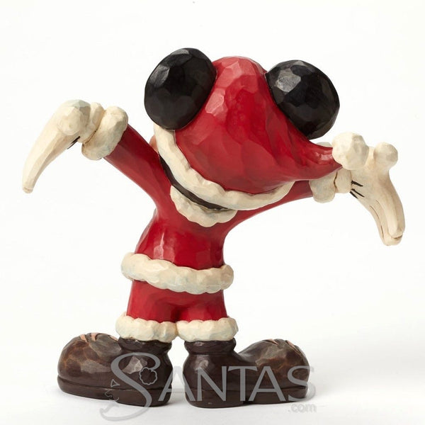 Santa Mickey Ta Da Pose Jim Shore Disney Traditions