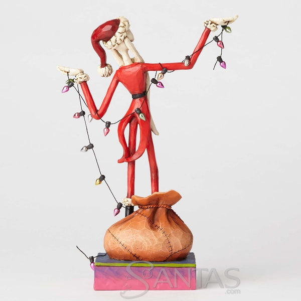 Santa Jack with Christmas Lights - Wrapped Up In Christmas Spirit