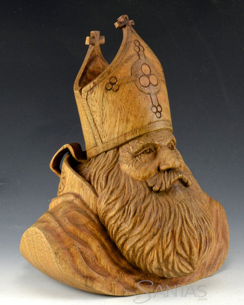 Saint Nicholas Butternut Carving - Mark Klein