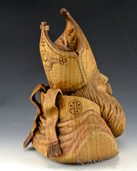 Saint Nicholas Butternut Carving - Mark Klein