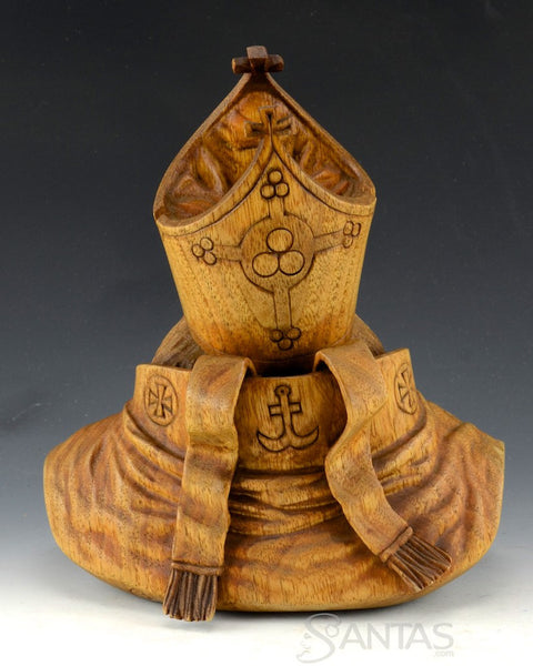 Saint Nicholas Butternut Carving - Mark Klein