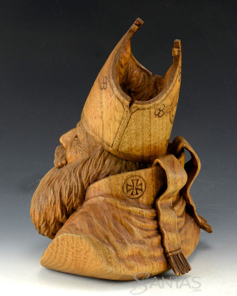 Saint Nicholas Butternut Carving - Mark Klein