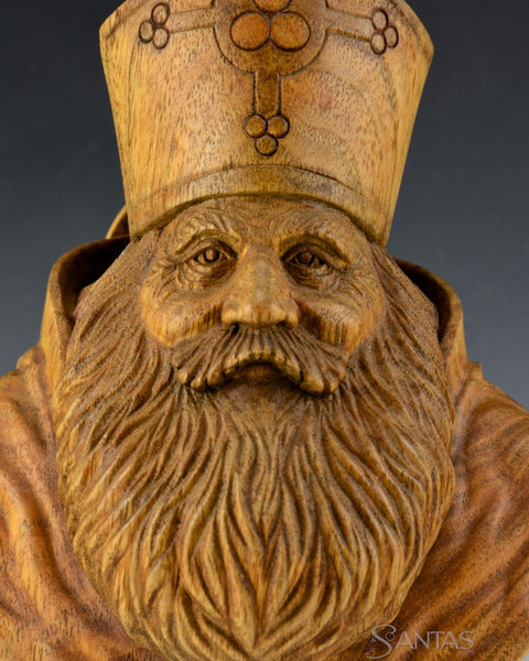 Saint Nicholas Butternut Carving - Mark Klein