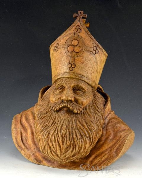 Saint Nicholas Butternut Carving - Mark Klein
