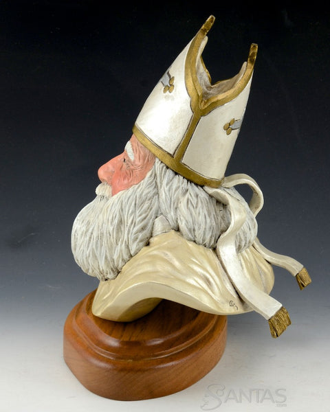 Saint Nicholas Bust Carving - Mark and Janet Klein
