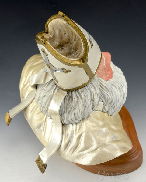 Saint Nicholas Bust Carving - Mark and Janet Klein