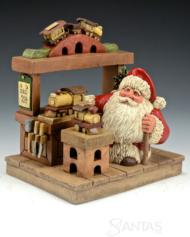 Just in Time - Mark and Janet Klein Santa Carving