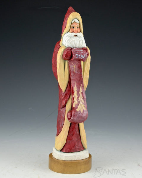 Ellis Olson 10 inch Nice List Santa
