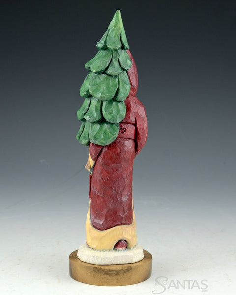 9 inch Scenic Santa with Christmas Tree