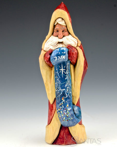 Ellis Olson 6 inch Santa with Detailed Nice List
