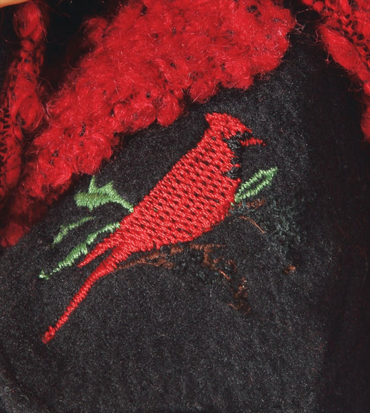 Tree Hugger Santa and Cardinals by Possible Dreams