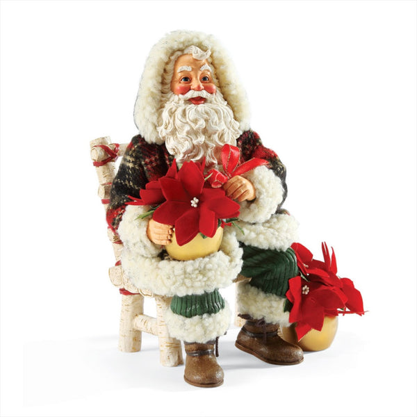 Festive Blooms - Poinsettia Santa by Possible Dreams